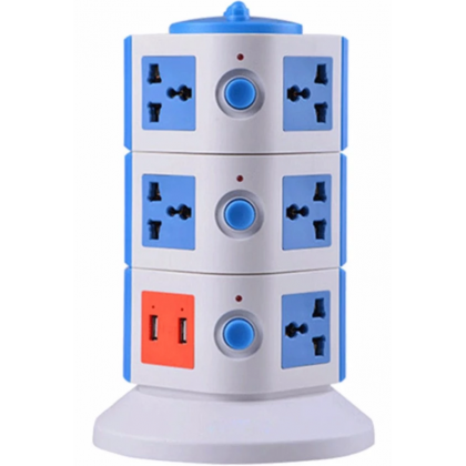 SAFEMORE 3 layer vertical socket with 4 USB Port hub SAFEMORE 3 layer vertical socket with 4 USB Port hub